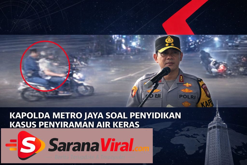 polisi menyelidiki kasus penyiraman air keras
