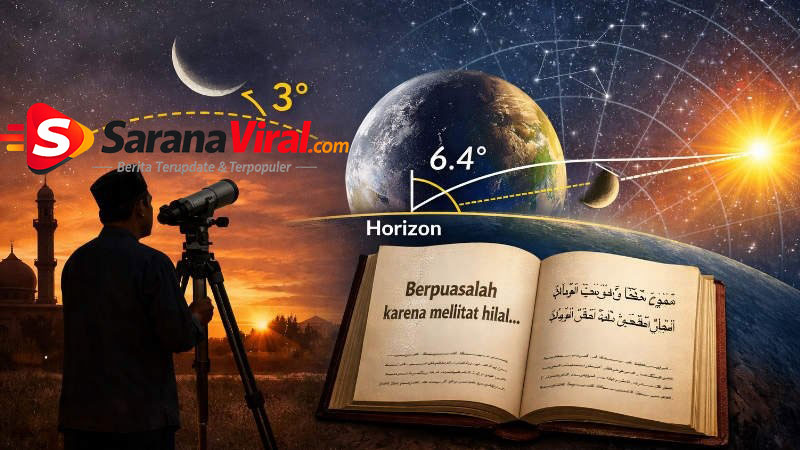 proses rukyat hilal untuk penetapan 1 syawal 1447H di indonesia