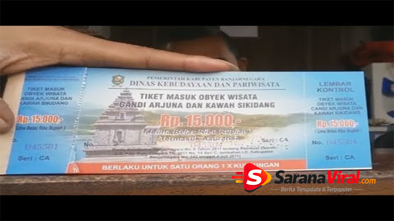 tiket masuk tempat wisata