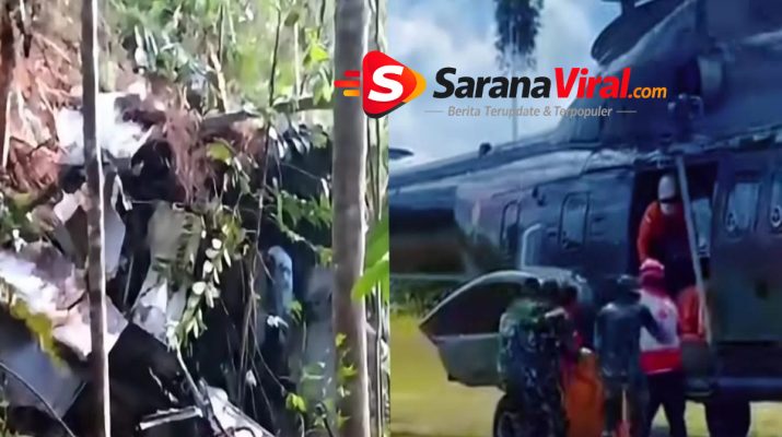 helikopter jatuh di Sekadau Kalimantan Barat