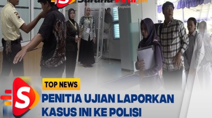 peserta curang UTBK di UNDIP saat pemeriksaan