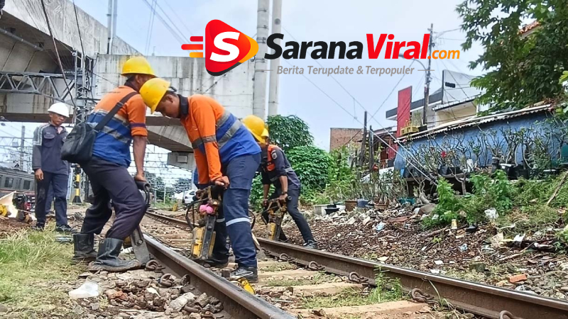kondisi rel rusak penyebab KA Bangunkarta anjlok di jalur utama