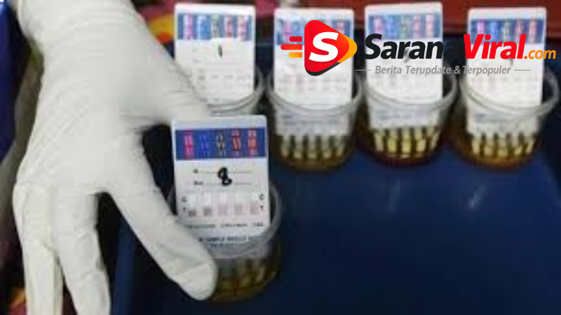 tes urine narkoba pelaku