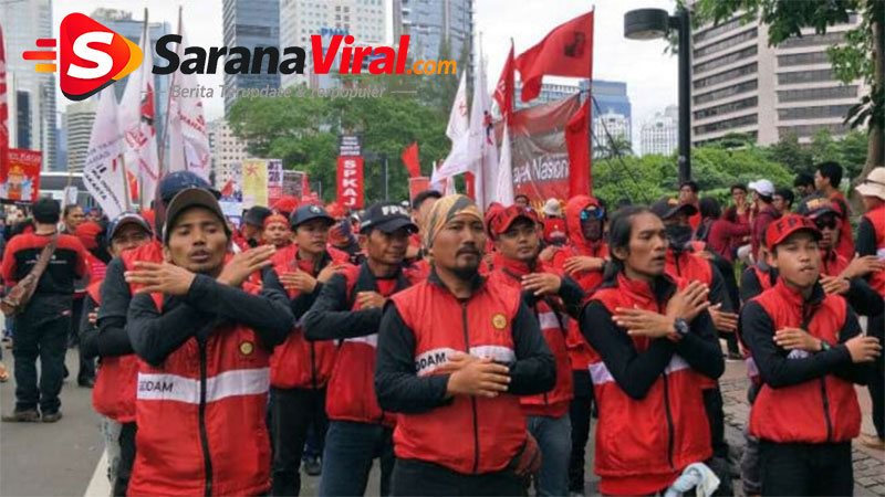 Aksi buruh damai tanpa kerusuhan